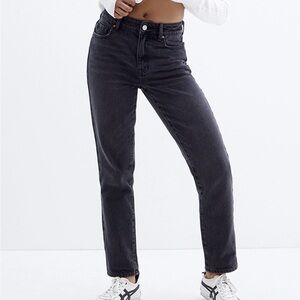 Pacsun High-Rise Straight Leg Women’s Jeans - Black